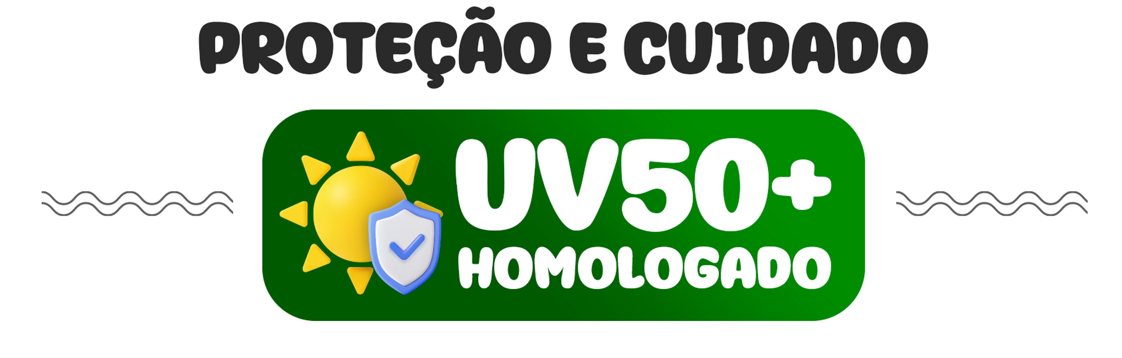 Imagem demonstrando a proteção solar UV50+